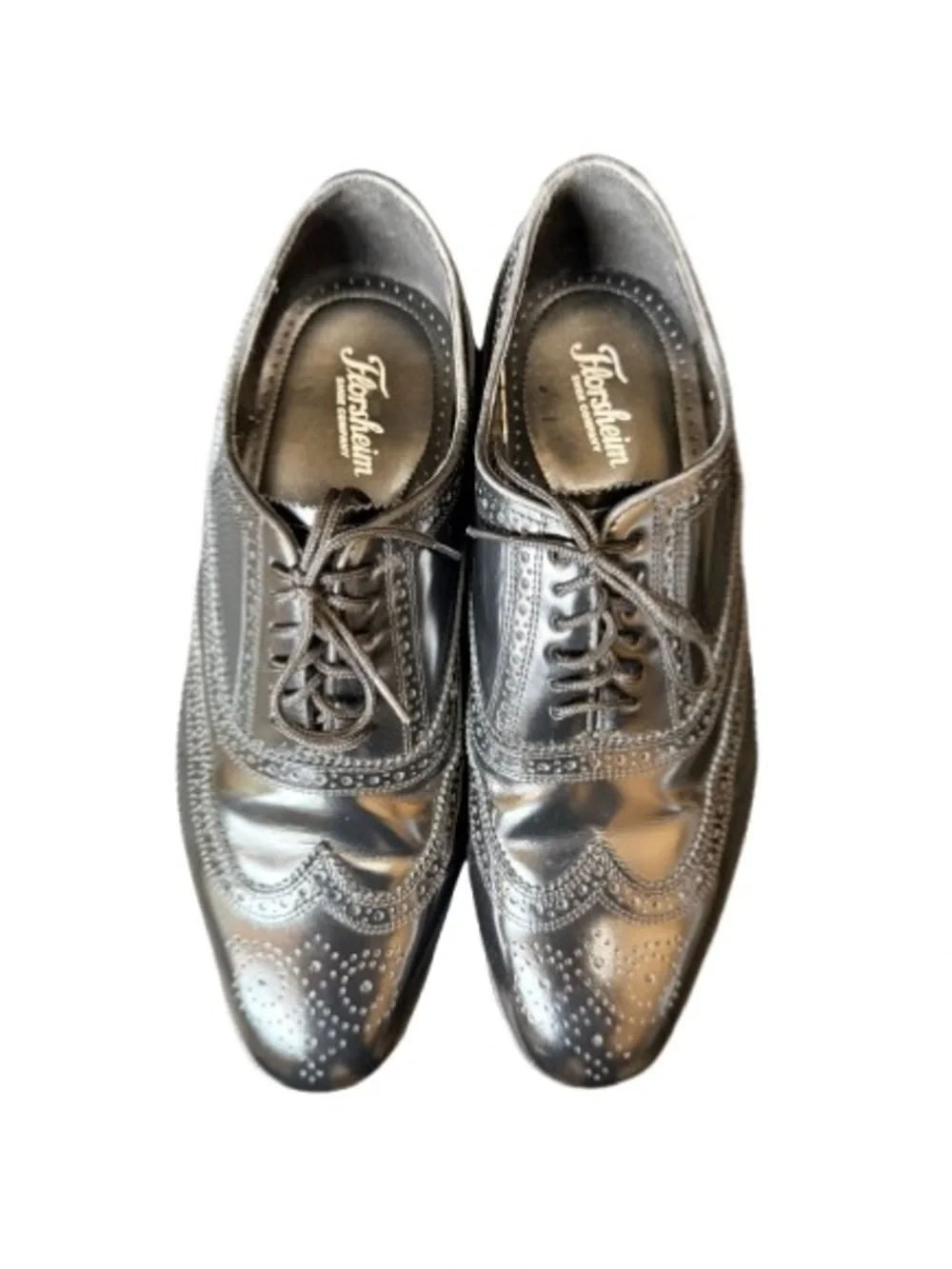 Florsheim Imperial Lexington Wingtip Oxford Dress Shoes Men’s 10D Leather Brogue